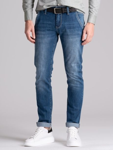 Jeans uomo tasca america lavaggio medio scuro 2