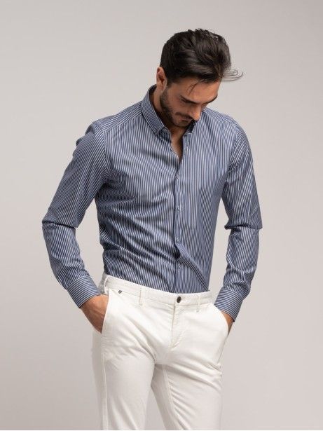 Uomo Abbigliamento da Camicie da Camicie casual e con bottoni CamiciaEtro in Cotone da Uomo colore Blu 