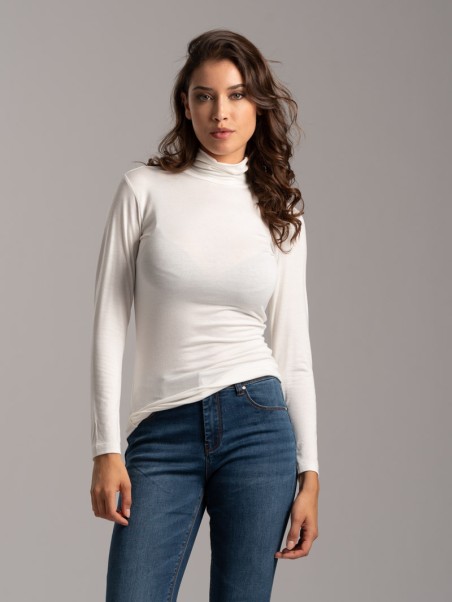 Jeans Donna stretch con spacco sul fondo