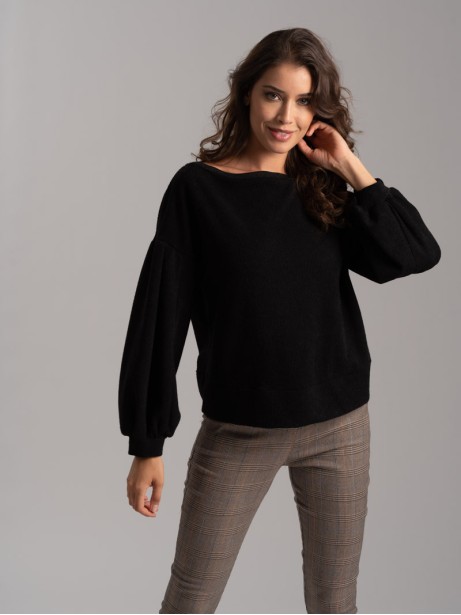 Jersey liso de mujer en hilo mouliné