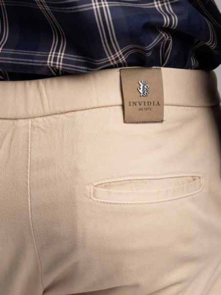 Pantaloni Uomo Coulisse in Gabardine