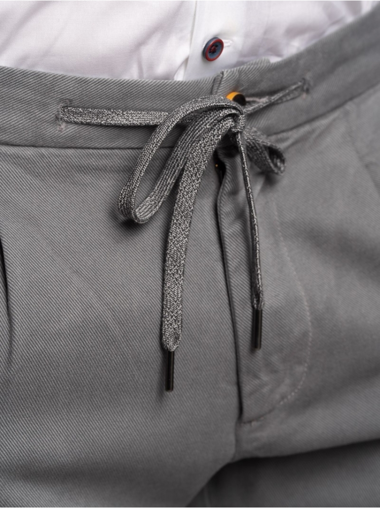 Pantaloni Uomo Coulisse in Gabardine