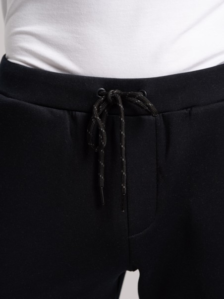 Jogger uomo TECNO in tessuto bicolore con zip invisibili