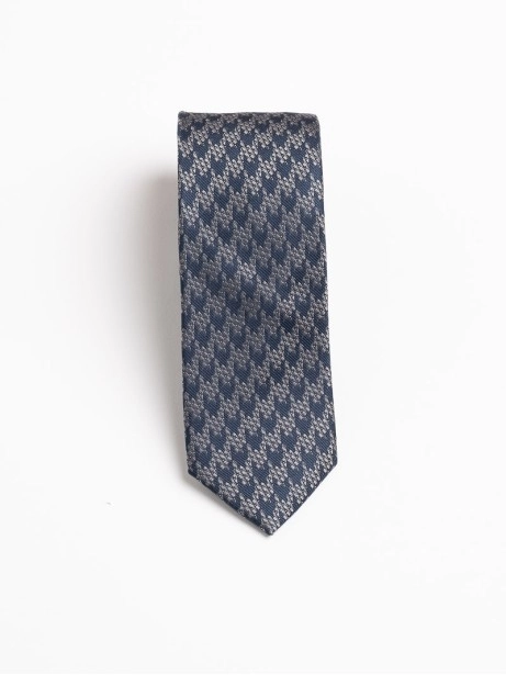 Cravatta misto seta micro disegno 2