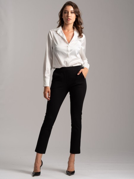 Camicia donna in Satin linea classica