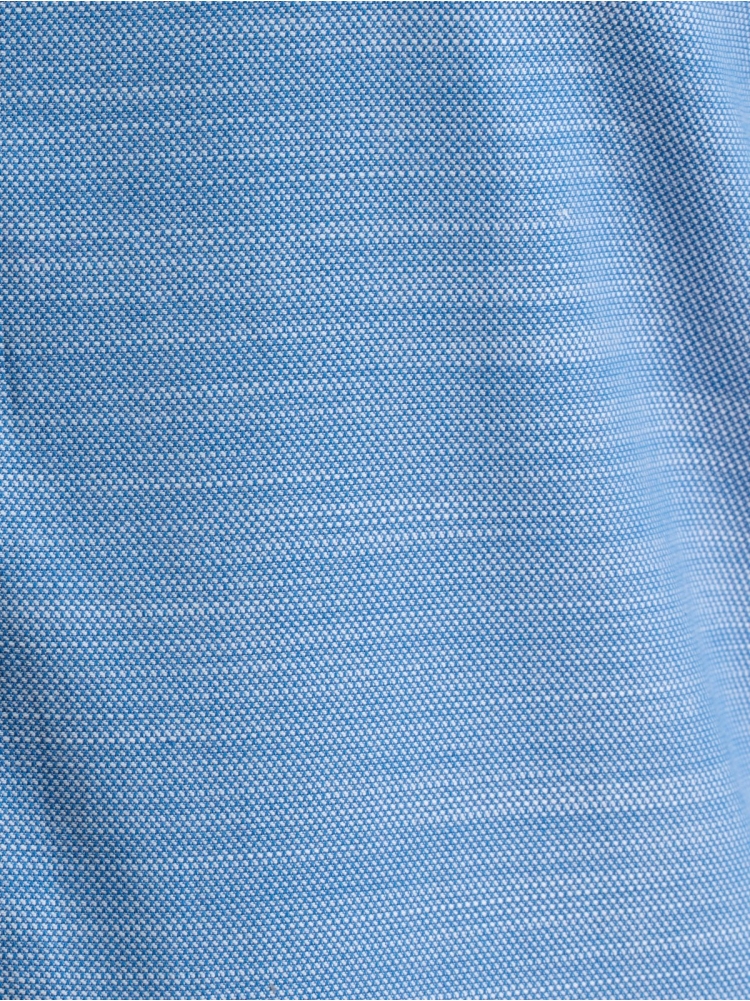 Camicia uomo tinta unita azzurra collo semi francese