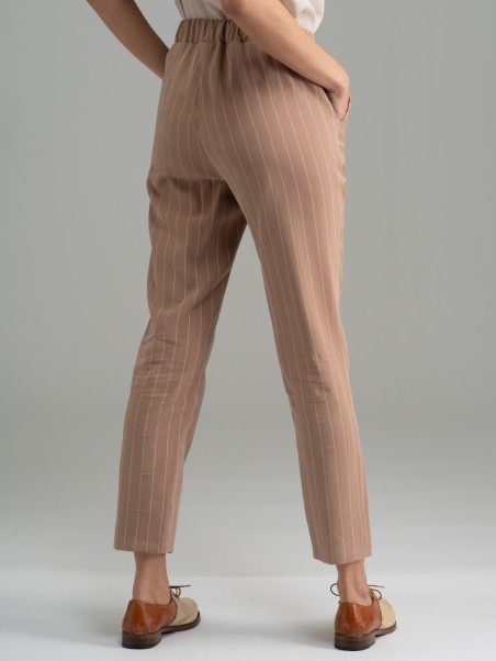 Pantalones de raya diplomática para mujer