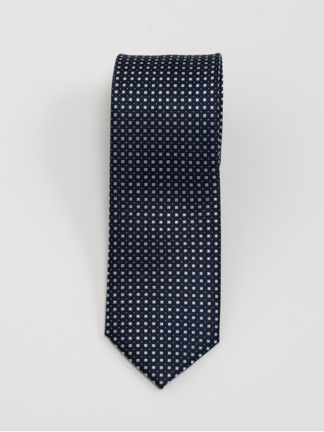 Corbata de hombre a cuadros azules