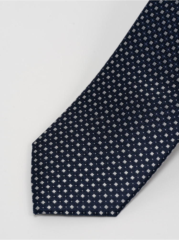 Corbata de hombre a cuadros azules
