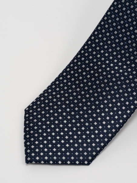 Corbata de hombre a cuadros azules