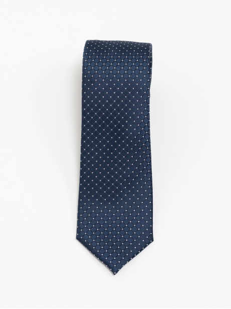 Corbata de caballero azul diamante bicolor