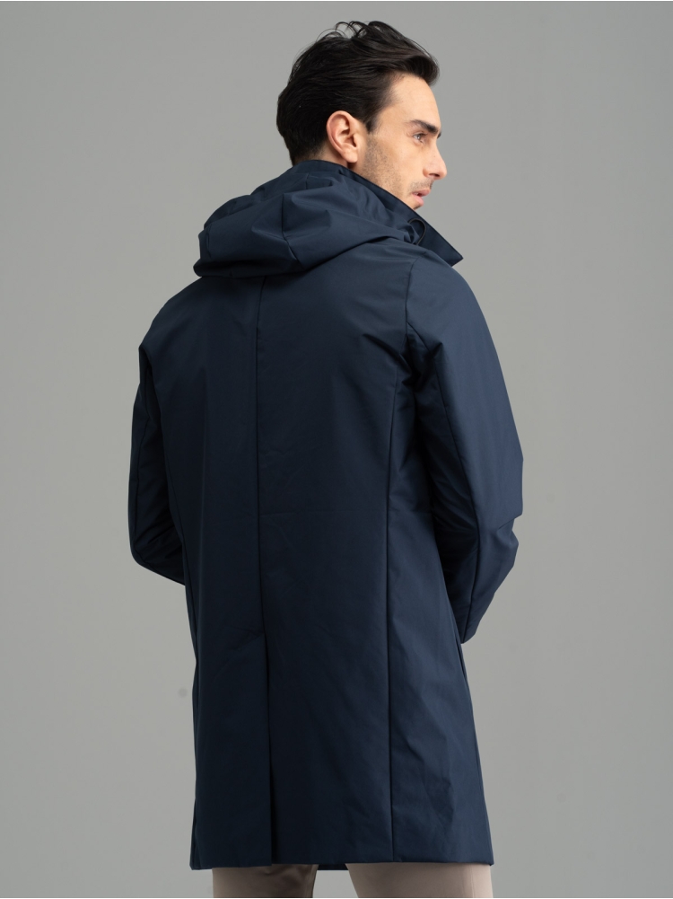 Plumífero con capucha para hombre