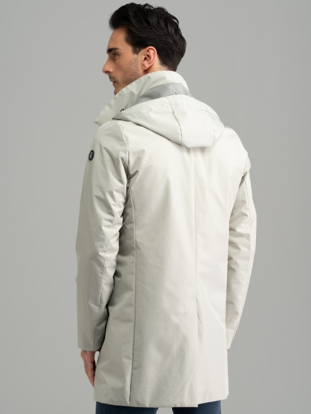 Plumífero con capucha para hombre