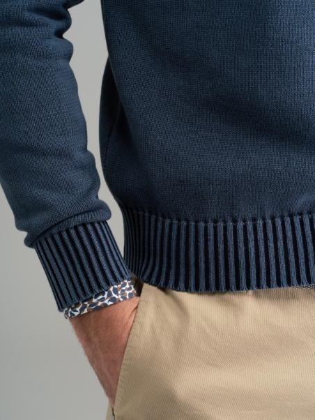 Jersey de cuello redondo para hombre Old