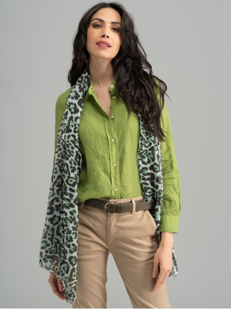 Bufanda de mujer con estampado animal