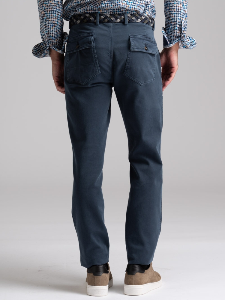 Pantalone uomo fatigue in Broken Twill