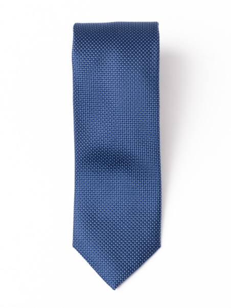 Corbata de caballero de seda con textura bicolor