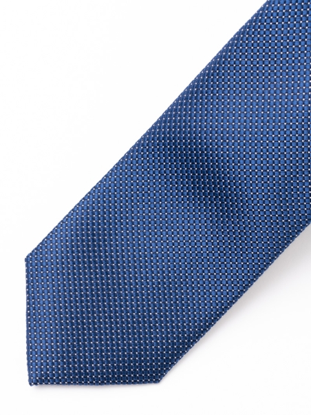 Corbata de caballero de seda con textura bicolor