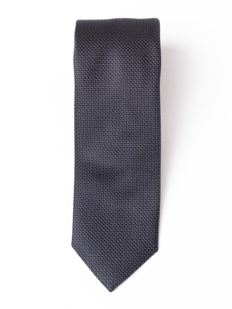 Corbata de caballero de seda con textura bicolor