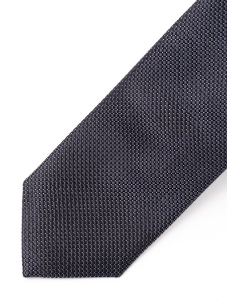 Corbata de caballero de seda con textura bicolor