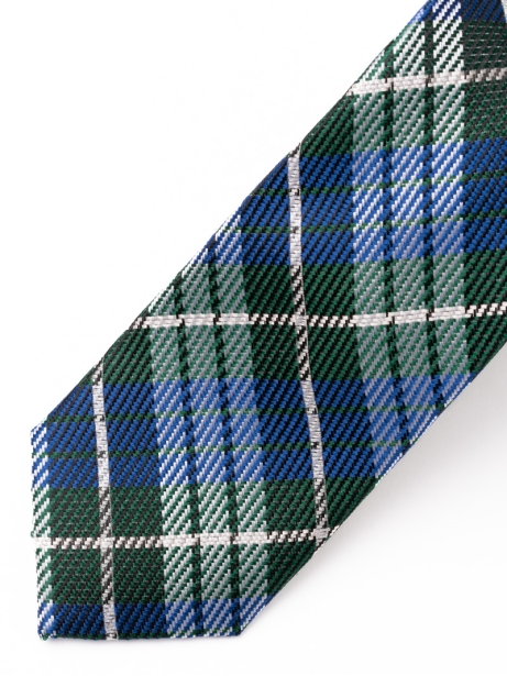 Corbata de seda para hombre con estampado tartán 2