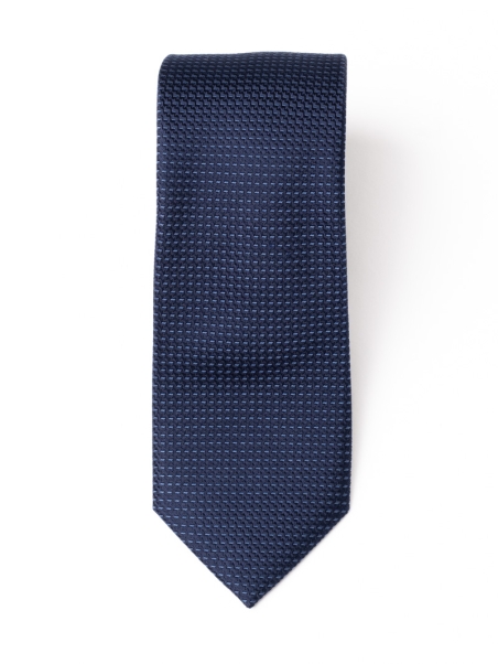 Corbata de caballero de seda con estampado bicolor