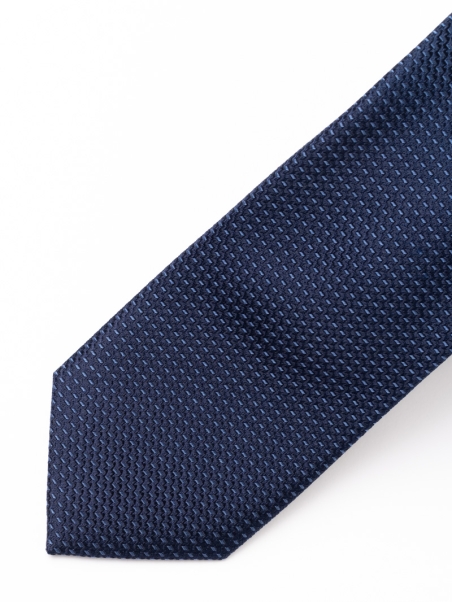 Corbata de caballero de seda con estampado bicolor