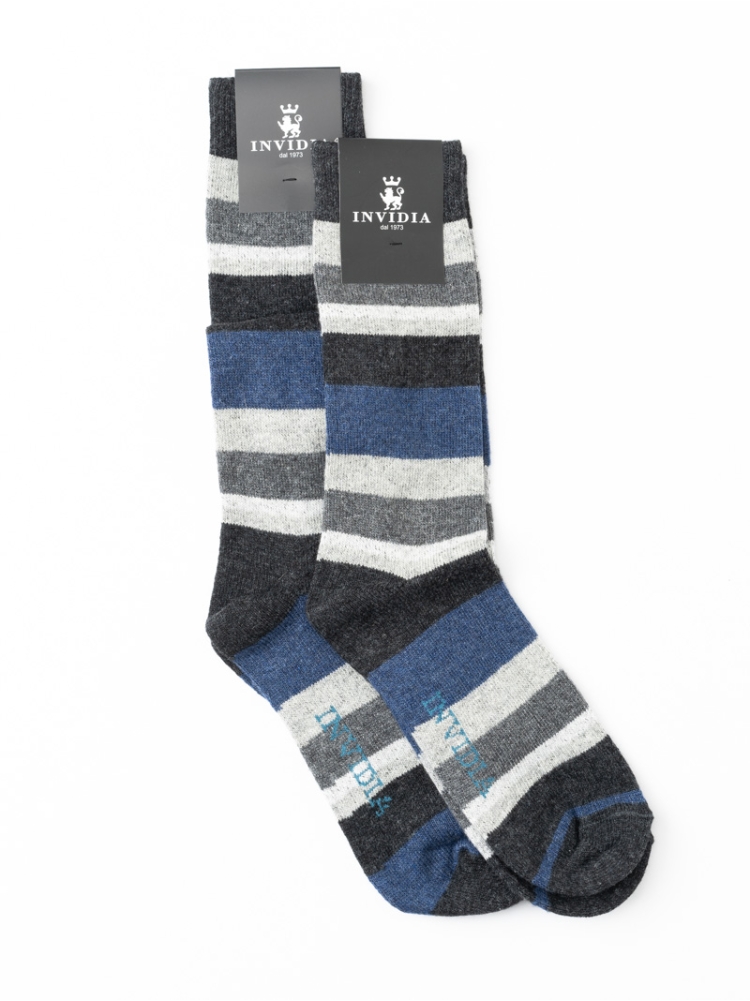 Calcetines de cachemira multicolor para hombre
