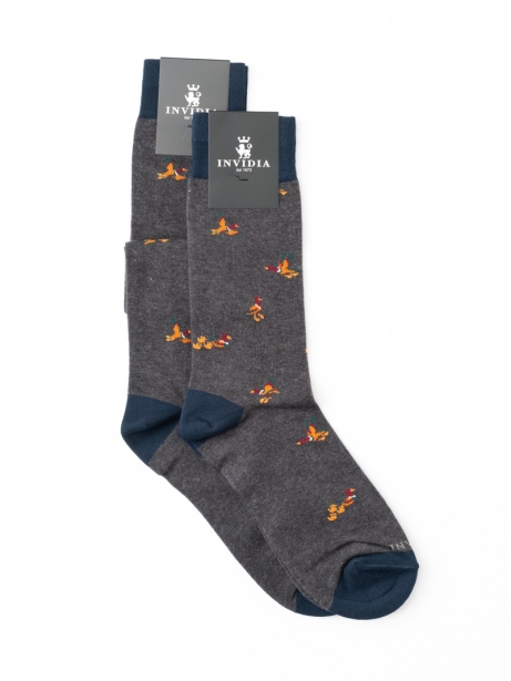 Calcetines estampados de hombre con patito