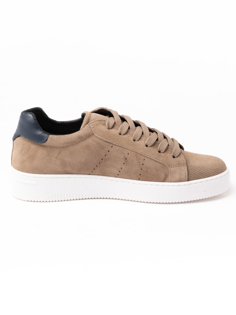 Zapato de cordones para hombre en ante texturizado