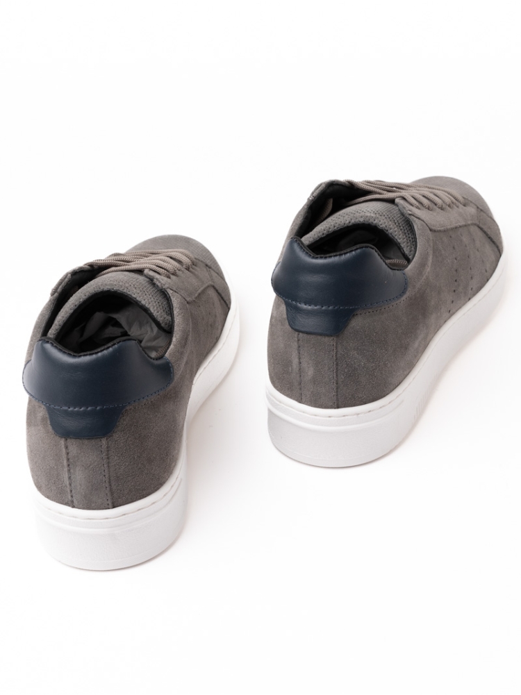 Zapato de cordones para hombre en ante texturizado