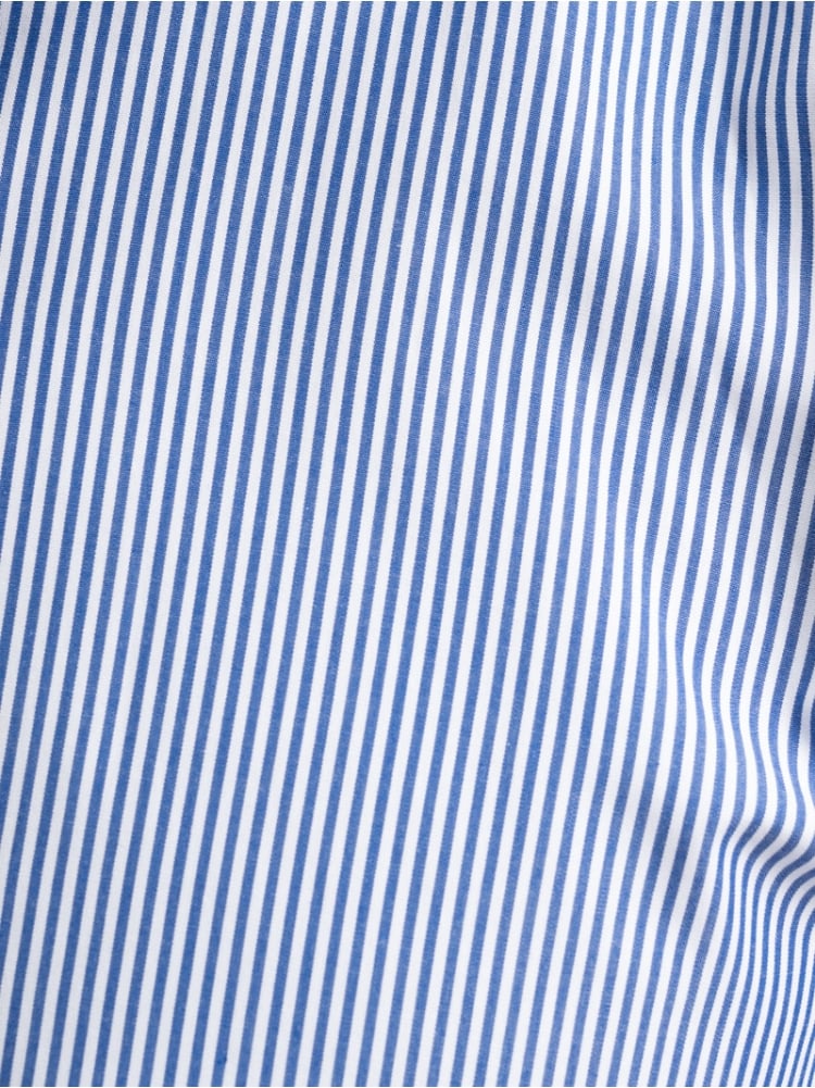 Camisa abotonada de hombre con cuello semifrancés
