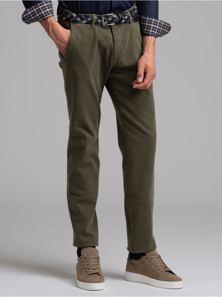 Pantalone uomo chino Broken Twill Invidia1973