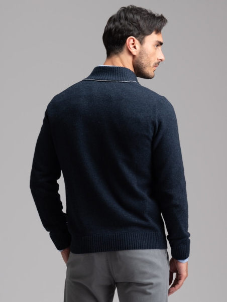 Maglia uomo lupetto misto cashmere