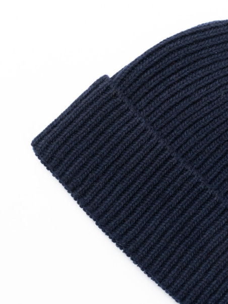 Gorro de lana para hombre con trenza