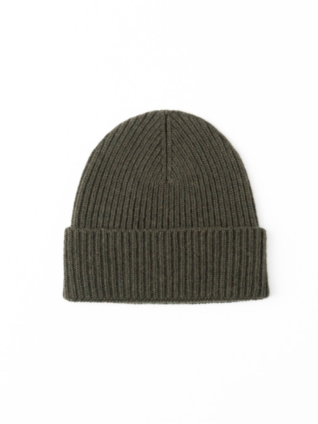 Gorro de lana para hombre con trenza