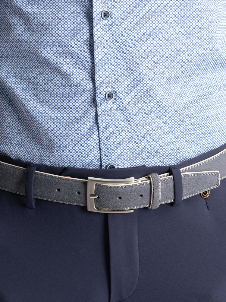 Pantalón chino TECNO efecto crepé, hombre