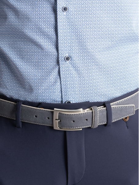 Pantalón chino TECNO efecto crepé, hombre