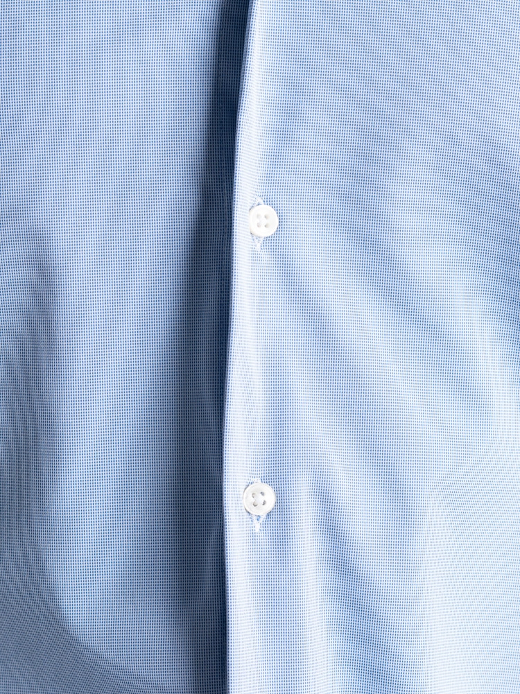 Camisa de hombre TECNO microdot cuello semifrancés