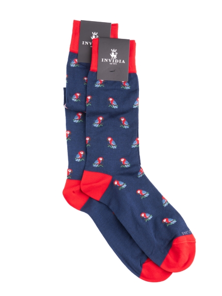 Calcetines de hombre con diseño de loro