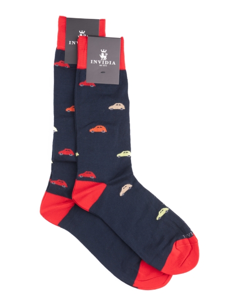Calcetines de hombre con diseño de coche de juguete