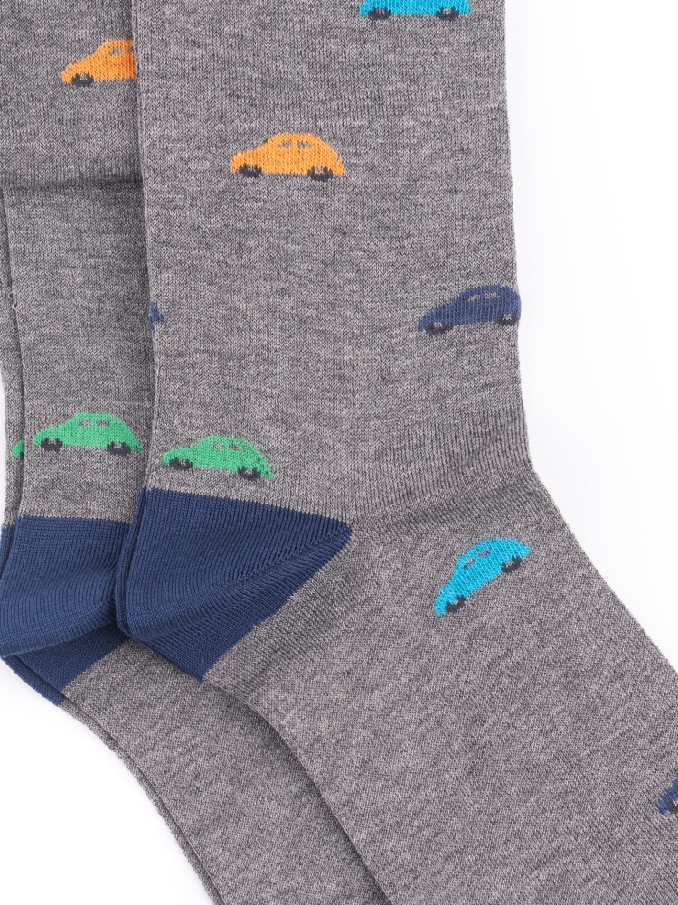 Calcetines de hombre con diseño de coche de juguete
