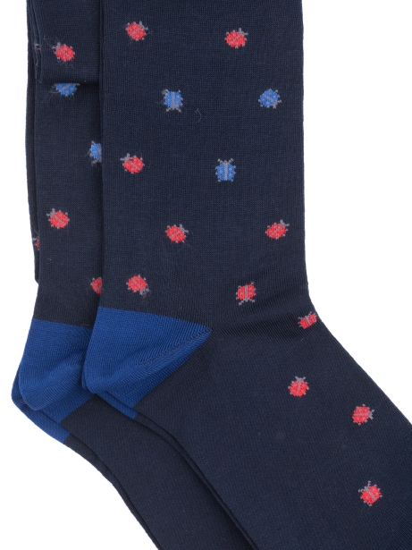 Calcetines de hombre con diseño de mariquita 2