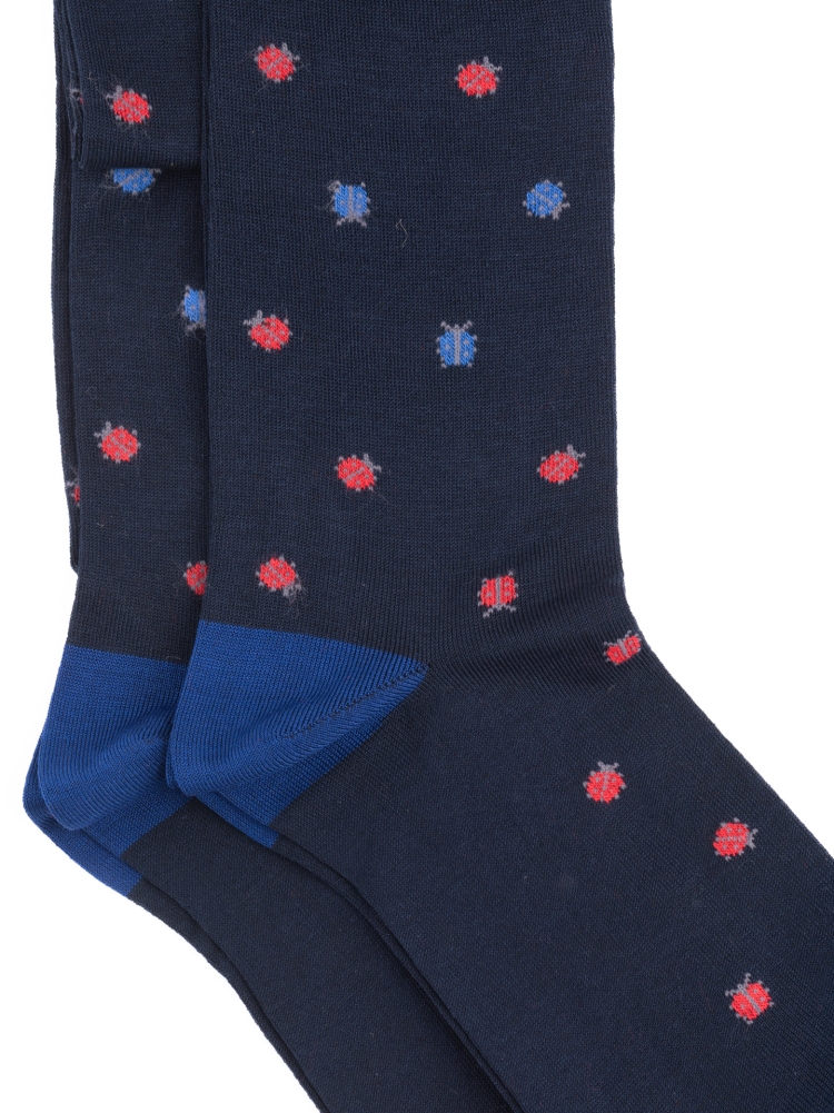Calcetines de hombre con diseño de mariquita