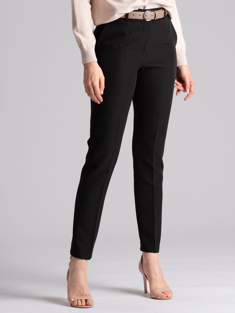 Pantalón pitillo negro de mujer en tejido bistretch