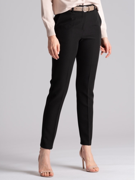 Pantalón pitillo negro de mujer en tejido bistretch