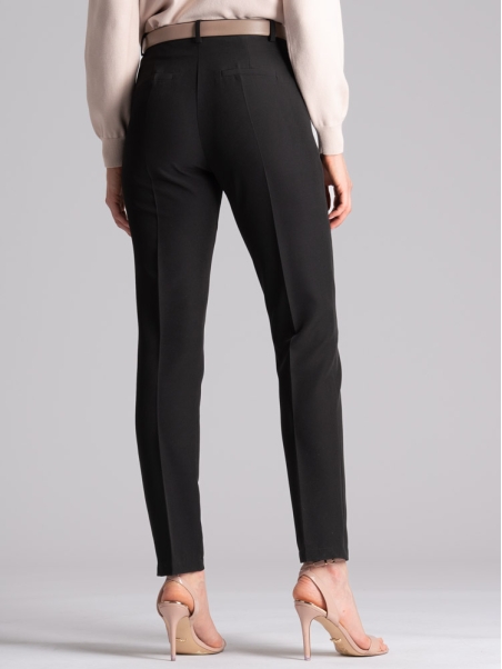Pantalón pitillo negro de mujer en tejido bistretch