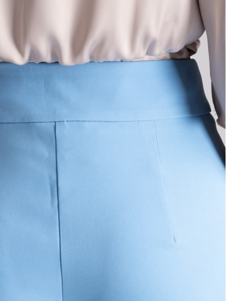 Pantalón recto de mujer con cintura alta