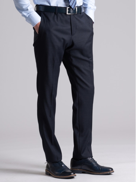 Traje de caballero en lana azul Príncipe de Gales
