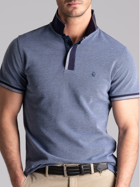 Polo de media manga de cuatro hilos para hombre